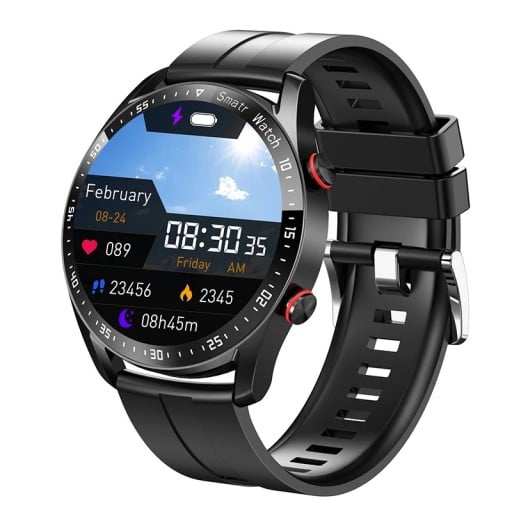 Ceasuri inteligente sport pentru bărbați, rezistente la apă, 45,5 mm lățime, 260 mm lungime brățară pentru sport