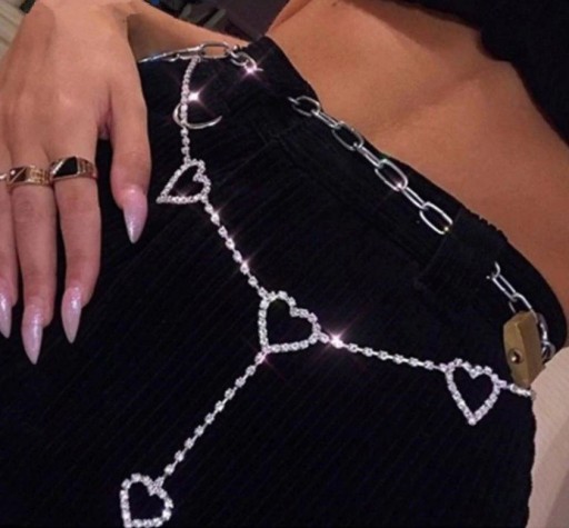 Ceinture à chaîne pour femme C1001