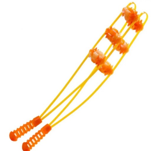 Ceinture de massage avec rouleaux pour le dos et le cou Outil de massage manuel pour la régénération musculaire Aide à relâcher les muscles tendus avec des rouleaux rotatifs de 96 cm