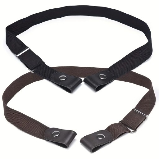 Ceinture élastique femme sans boucle 55–110 x 3,5 cm Ceinture élastique ajustable pour jeans Pantalons Jupes Ceinture confortable sous vestes et manteaux