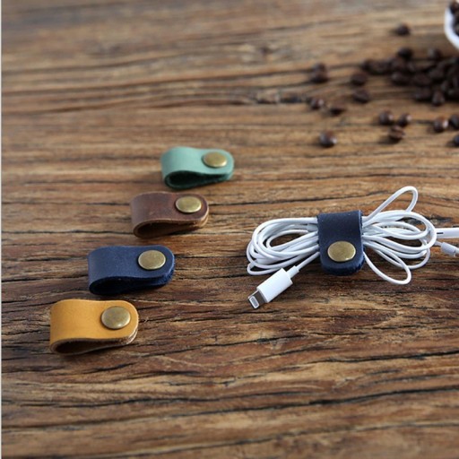 Ceinture en cuir pour câbles