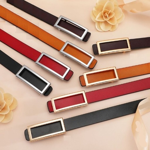 Ceinture en cuir pour femme L127