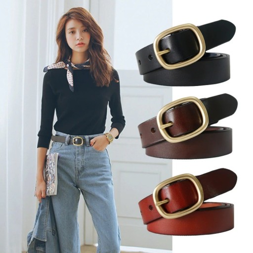 Ceinture en cuir pour femmes L29