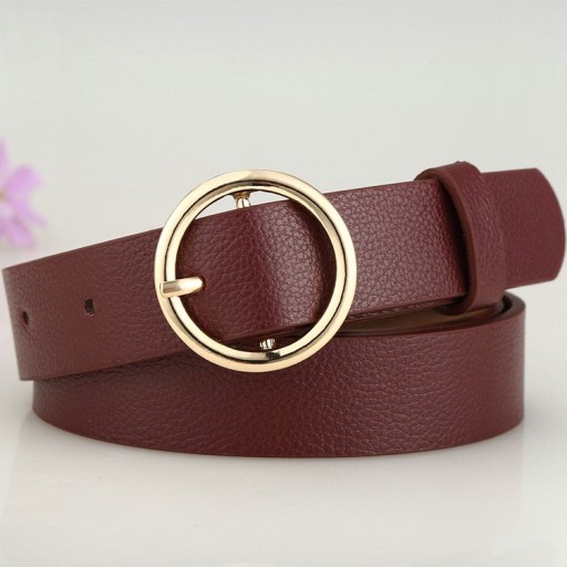 Ceinture femme avec boucle dorée J3127