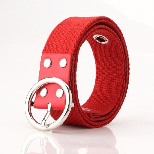 Ceinture femme avec boucle ronde L153