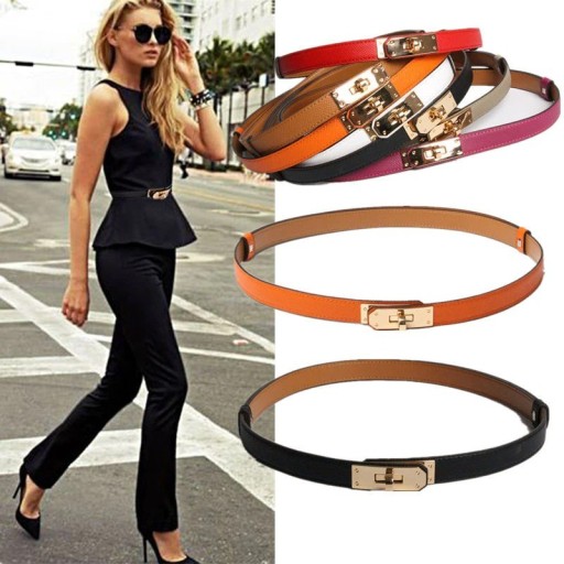 Ceinture femme avec boucle verrouillable