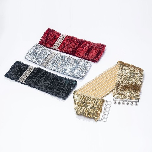 Ceinture femme avec paillettes