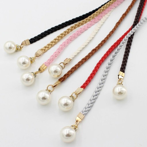 Ceinture femme avec perle