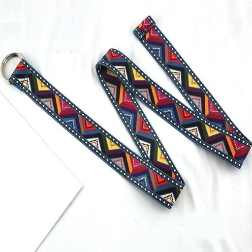 Ceinture pour femme avec motif coloré