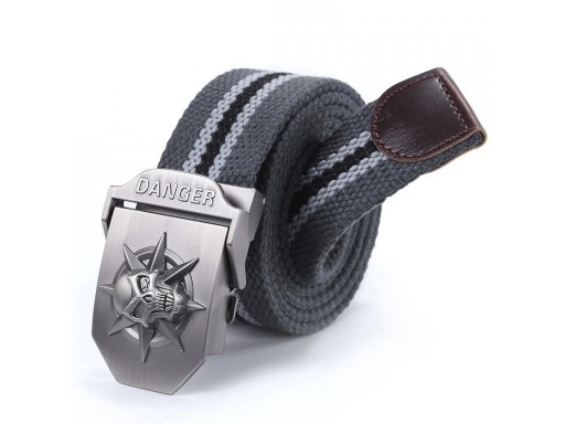 Ceinture pour homme avec crâne