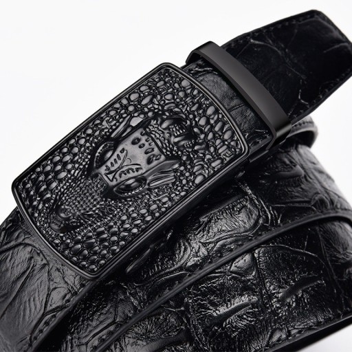 Ceinture pour homme avec motif crocodile