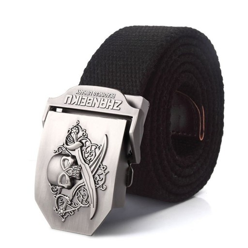 Ceinture pour homme avec tête de mort L367