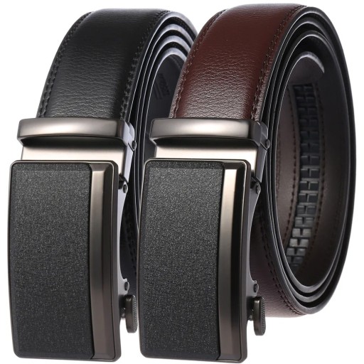 Ceinture pour homme en cuir véritable largeur 3,5 cm Boucle en métal en alliage de zinc Ceinture en cuir classique pour pantalons Accessoire élégant Matériau naturel