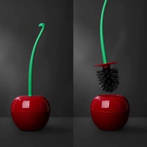 Cepillo de baño con forma de cereza