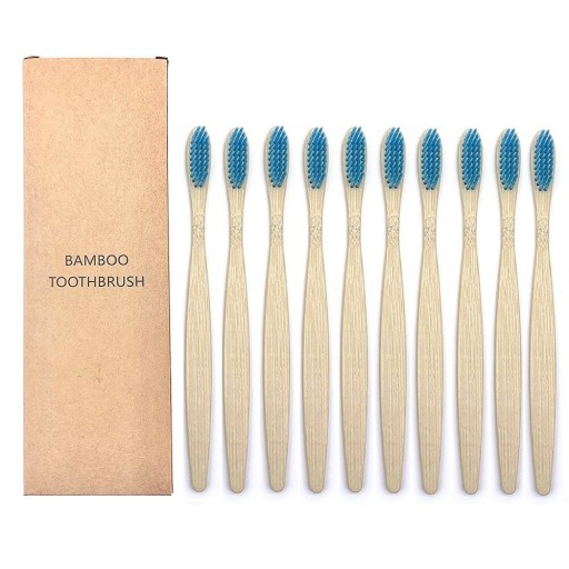 Cepillo de dientes de bambú 10 uds.