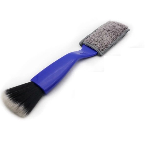 Cepillo de limpieza de guitarra de doble cabezal Cepillo de polvo fino para diapasón y cuerpo Cuidado de guitarras acústicas y eléctricas