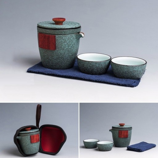 Ceramiczny zestaw do herbaty 4 szt