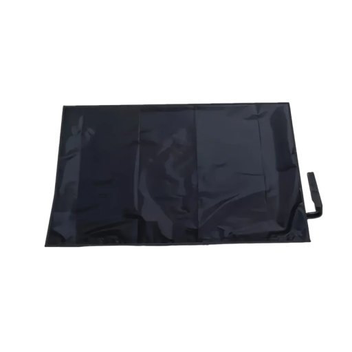 Černá voděodolná podložka do kufru auta pro psa 120 x 70 cm Ochranná deka Oxford PU proti nečistotám chlupům a poškrábání