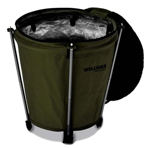 Cesto de Camping Plegable para Residuos de 20 l Organizador Ligero de Tela Oxford PVC para Camping y Uso al Aire Libre