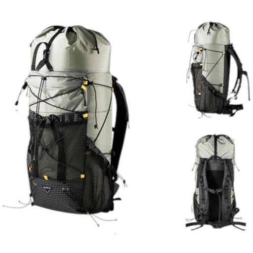 Cestovní batoh BISINNA 70 x 24 x 16 cm 25 l + górny schowek 10 l Ultralehký rozšiřitelný batoh Nylon