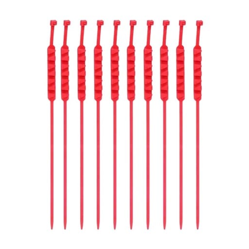 Chaînes antidérapantes pour moto 10 pcs Bandes plastiques pour pneus 50 cm Pour scooter et vélo Sur neige et glace