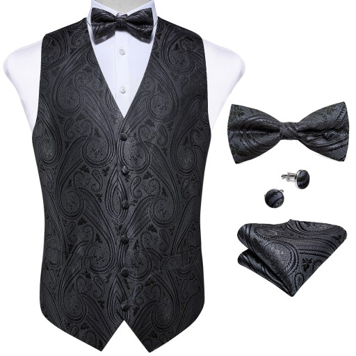Chaleco de hombre con pajarita F314