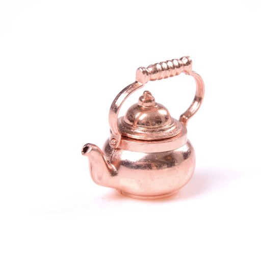 Chaleira rosa para boneca