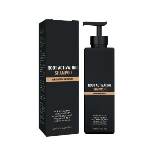 Champô masculino para crescimento rápido de cabelo 100 ml Regeneração Nutrição Raízes Fortalecimento da estrutura capilar Contra a queda de cabelo