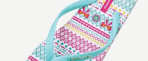Chanclas de mujer con estampado