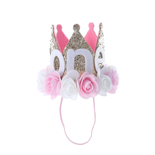 Chapeau d'anniversaire première année 9 cm