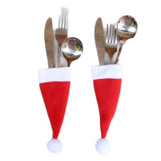 Chapeau de Noël pour couverts