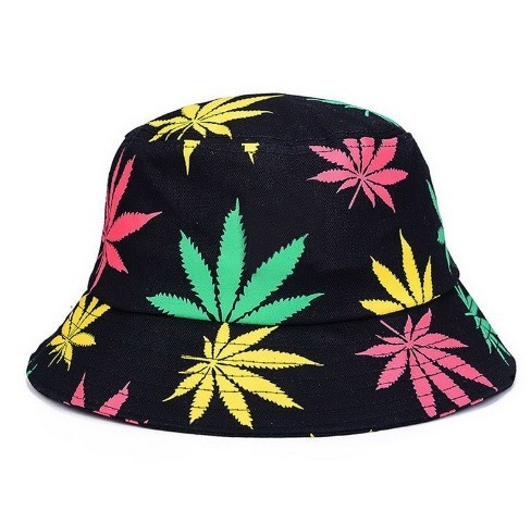 Chapeau unisexe - motif marijuana - 3 modèles