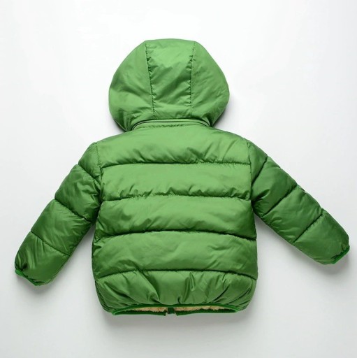 Chaqueta acolchada infantil con pelo J2868