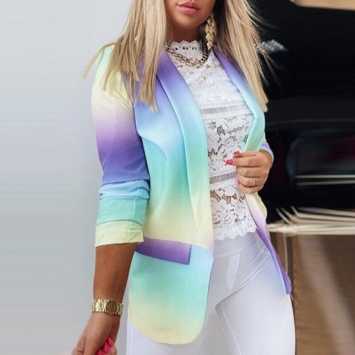 Chaqueta arcoiris mujer
