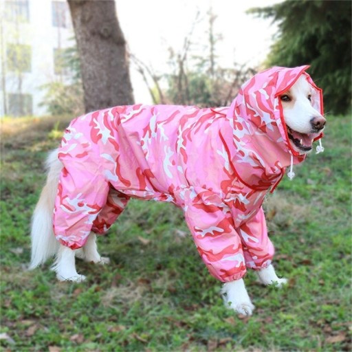 Chaqueta con capucha para perros