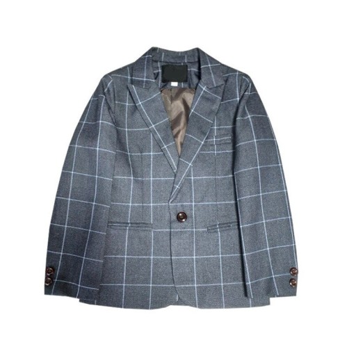 Chaqueta de cuadros para niño