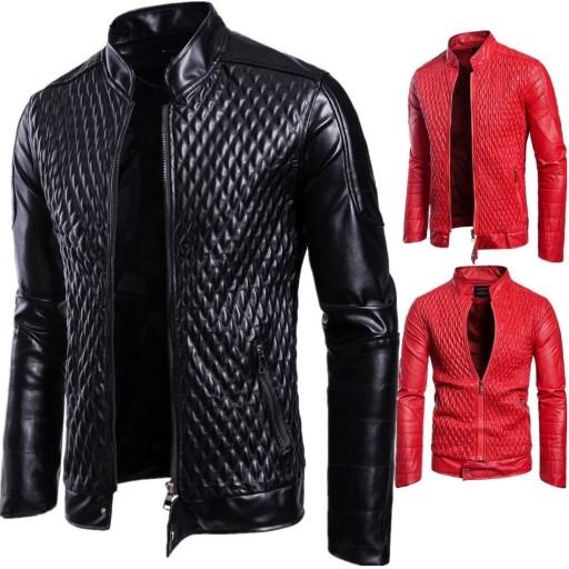 Chaqueta de cuero para hombre F375