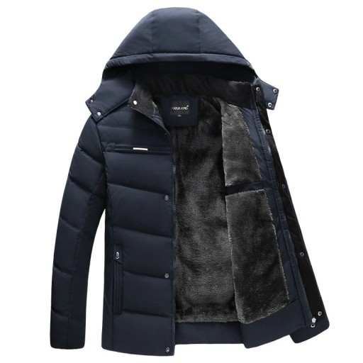 Chaqueta de invierno con capucha para hombre A1802