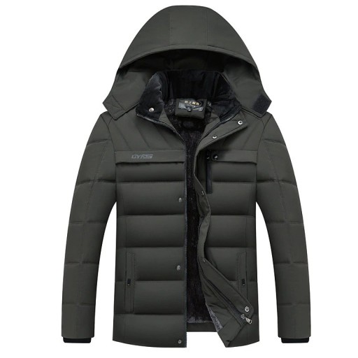 Chaqueta de invierno con capucha para hombre A1802