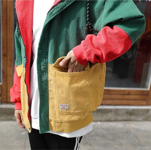 Chaqueta de pana para hombre