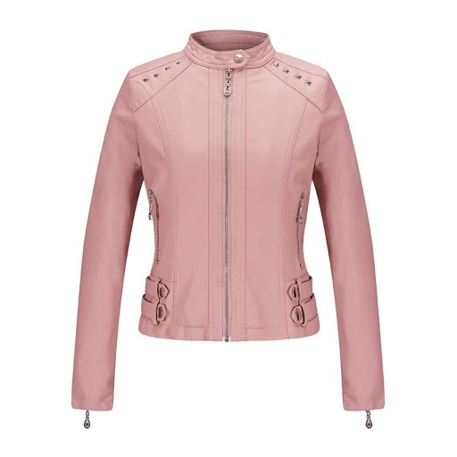 Chaqueta de piel sintética para mujer P1541