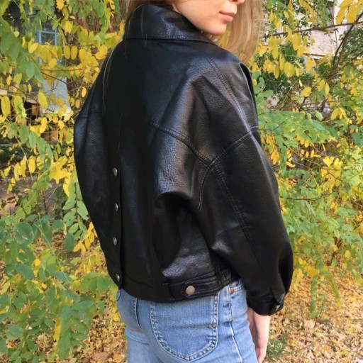 Chaqueta de piel sintética para mujer P2035
