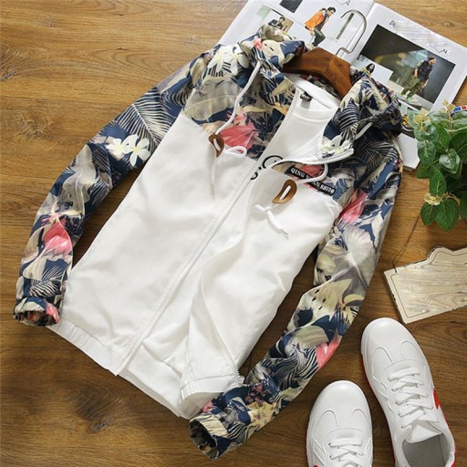 Chaqueta de primavera de mujer con flores J1038