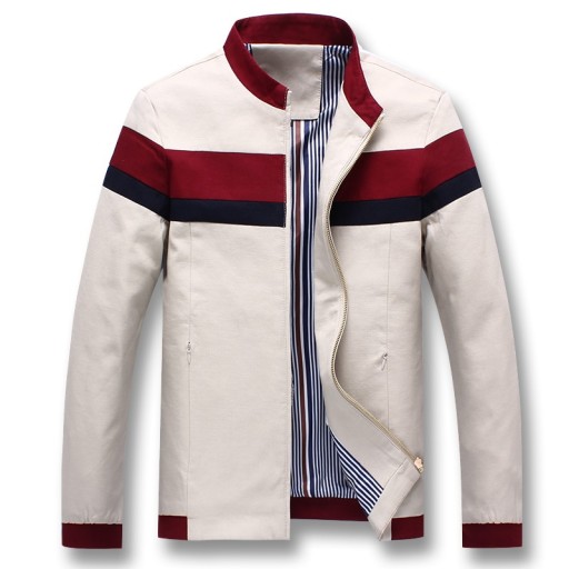 Chaqueta de primavera para hombre con rayas J2056