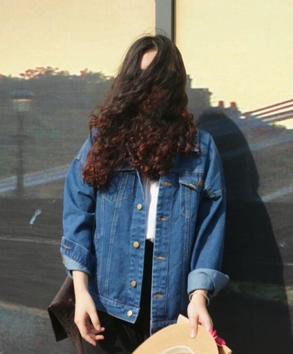 Chaqueta vaquera de mujer con botones J1036