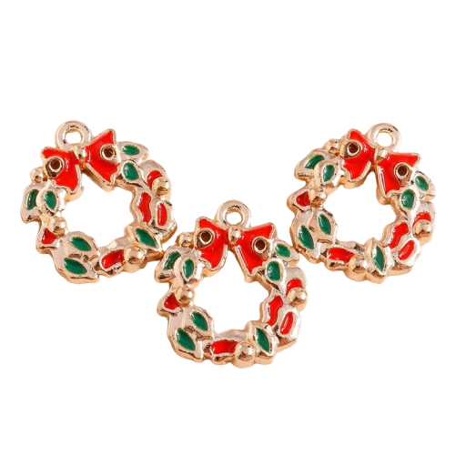 Charm para pulsera navideña 10 uds. N993