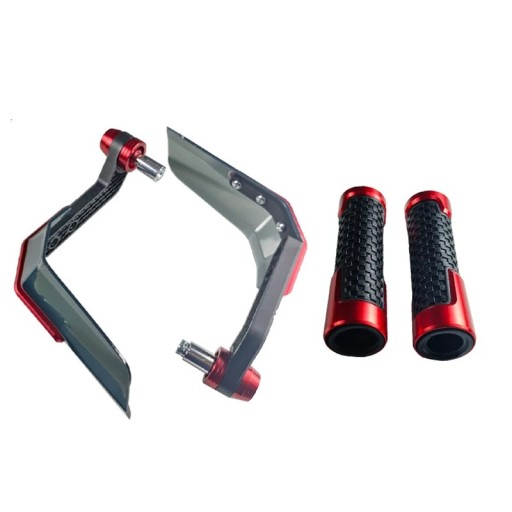 Chauffe-mains universel pour guidon de moto, scooter et vélo électrique, protection des leviers de frein, renforcement en aluminium et ensemble de poignées