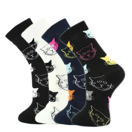 Chaussettes avec des chats