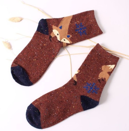 Chaussettes chaudes pour femmes - Animaux sauvages