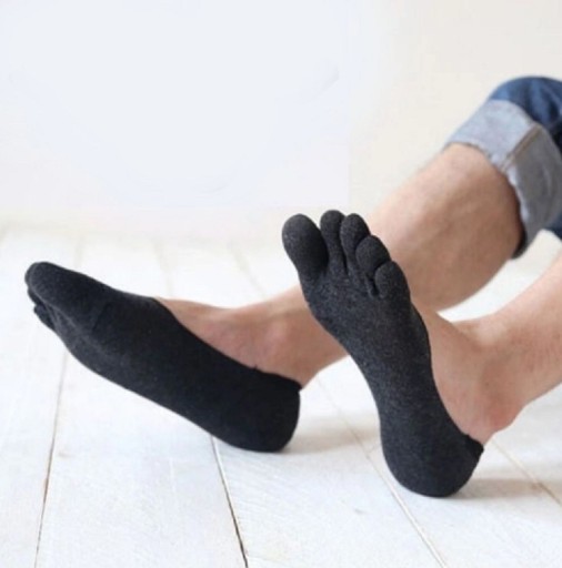 Chaussettes courtes à doigts pour hommes
